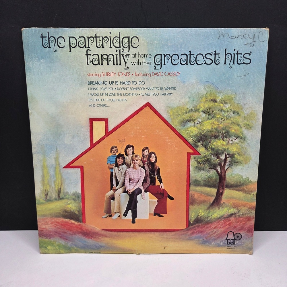Partridge Family Greatest Hits Vinyl LP 1972 Bell 1107 David Cassidy Vintage Pop